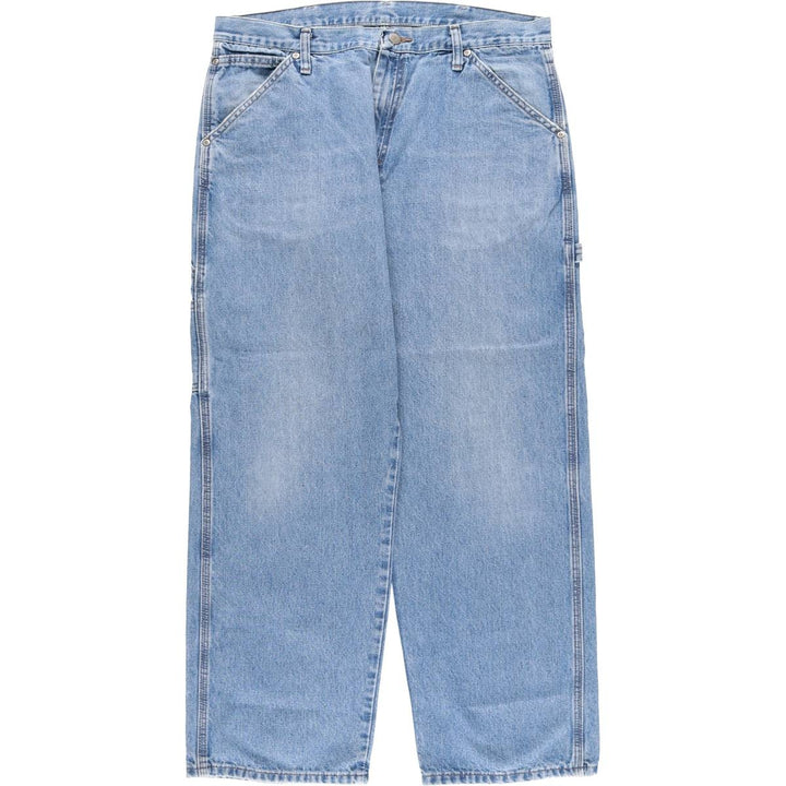 00'S Wrangler CARPENTER denim painter pants for men, W35 equivalent cotton blue type Vintage Second Hand