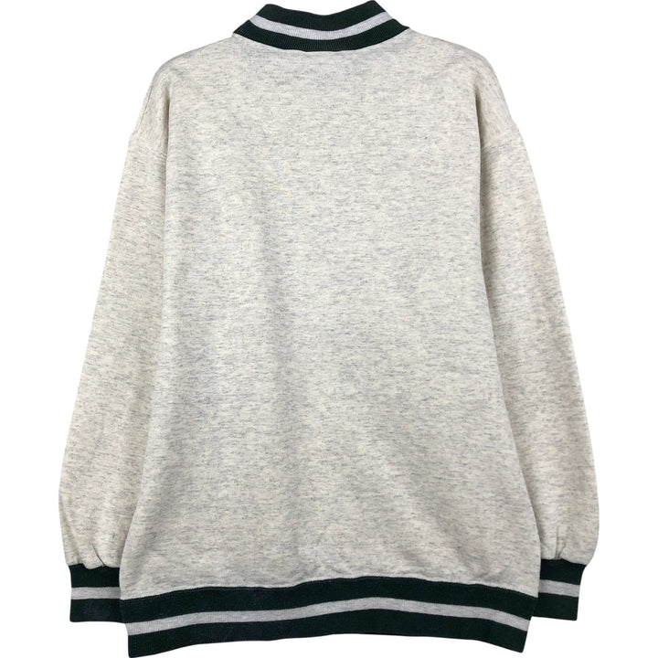 Vintage 1990'S SIGNAL SPORTS high-neck sweatshirt, made in the USA, size M, men's cotton gray type Vintage Second Hand
