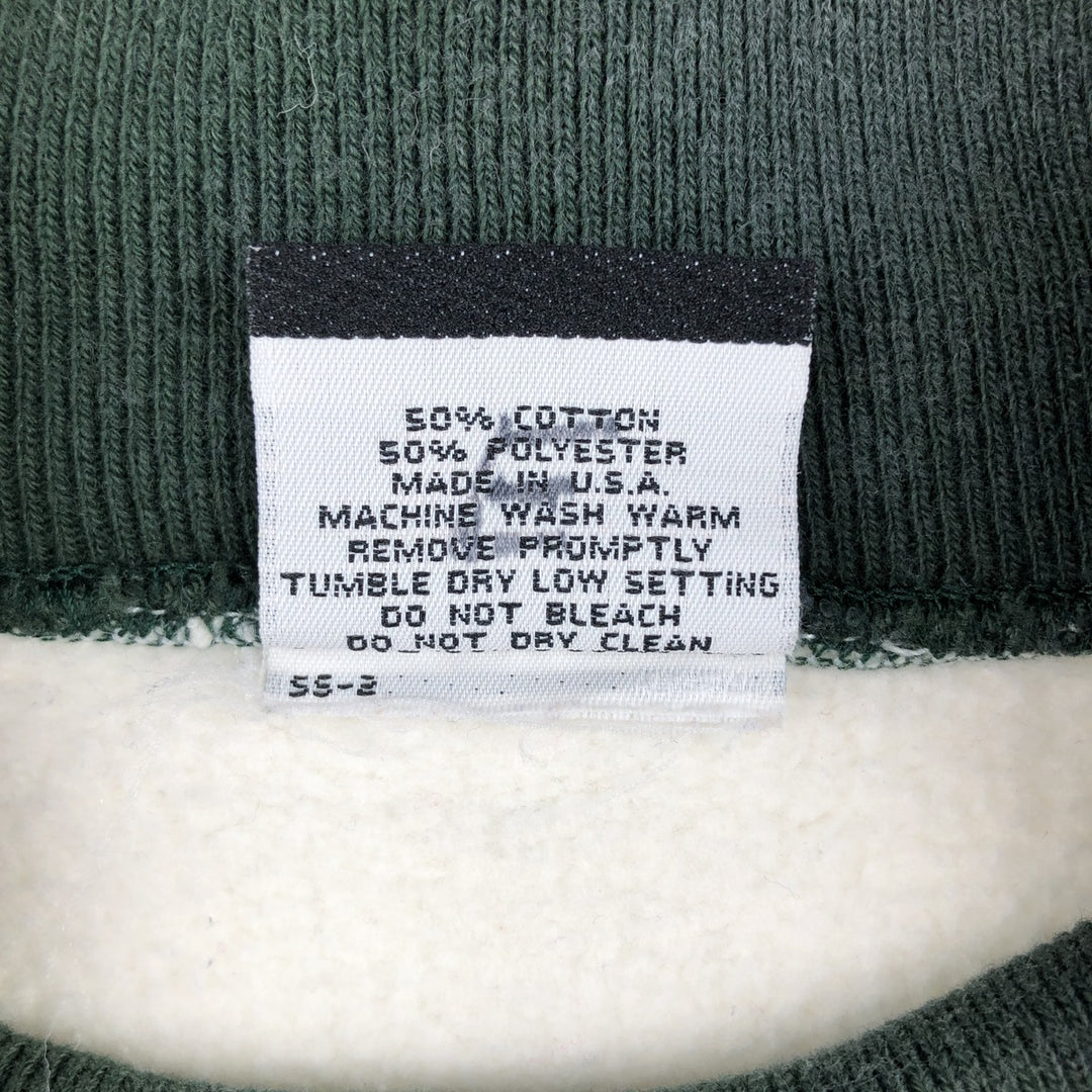 Vintage 1990'S SIGNAL SPORTS high-neck sweatshirt, made in the USA, size M, men's cotton gray type Vintage Second Hand