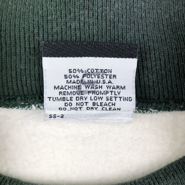 Vintage 1990'S SIGNAL SPORTS high-neck sweatshirt, made in the USA, size M, men's cotton gray type Vintage Second Hand