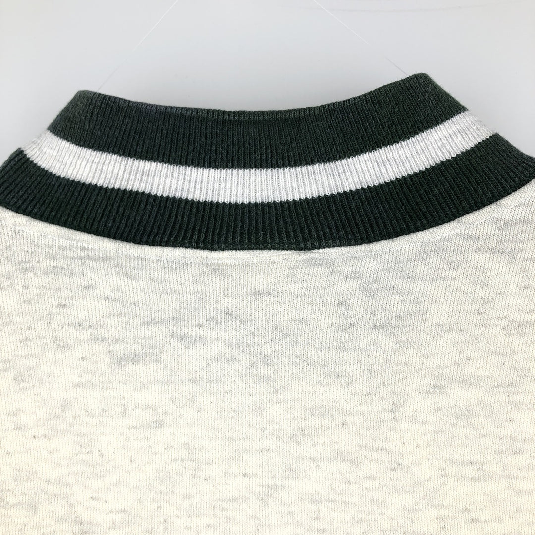 Vintage 1990'S SIGNAL SPORTS high-neck sweatshirt, made in the USA, size M, men's cotton gray type Vintage Second Hand