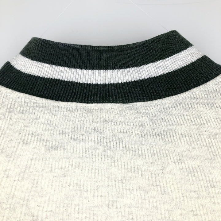 Vintage 1990'S SIGNAL SPORTS high-neck sweatshirt, made in the USA, size M, men's cotton gray type Vintage Second Hand