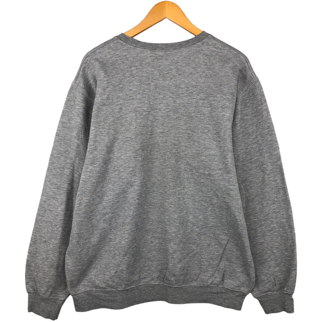 2000'S Adidas One-Point Logo Sweatshirt, Men's Size Small cotton gray type Vintage Second Hand