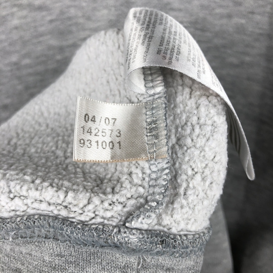 2000'S Adidas One-Point Logo Sweatshirt, Men's Size Small cotton gray type Vintage Second Hand