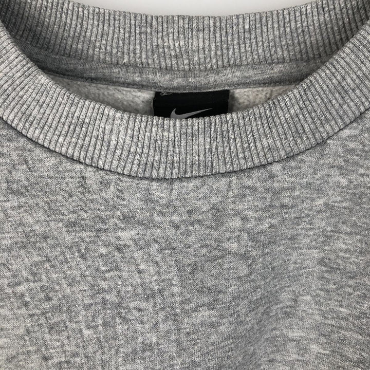 Nike One Point Logo Sweatshirt, Trainer, Men's Size L cotton gray type Vintage Second Hand