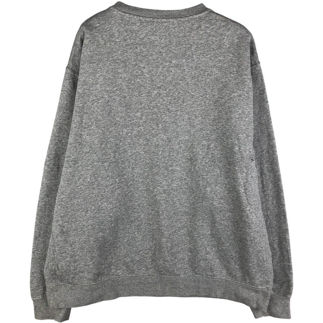 Nike logo sweatshirt, sweatshirt, men's size XL cotton gray type Vintage Second Hand
