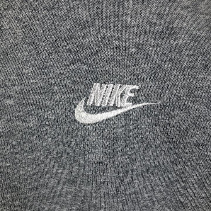 Nike logo sweatshirt, sweatshirt, men's size XL cotton gray type Vintage Second Hand