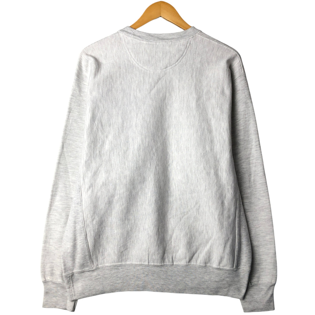 2000'S Champion Reverse Weave Original College Sweatshirt, Men's Size Medium cotton gray type Vintage Second Hand