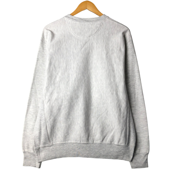 2000'S Champion Reverse Weave Original College Sweatshirt, Men's Size Medium cotton gray type Vintage Second Hand
