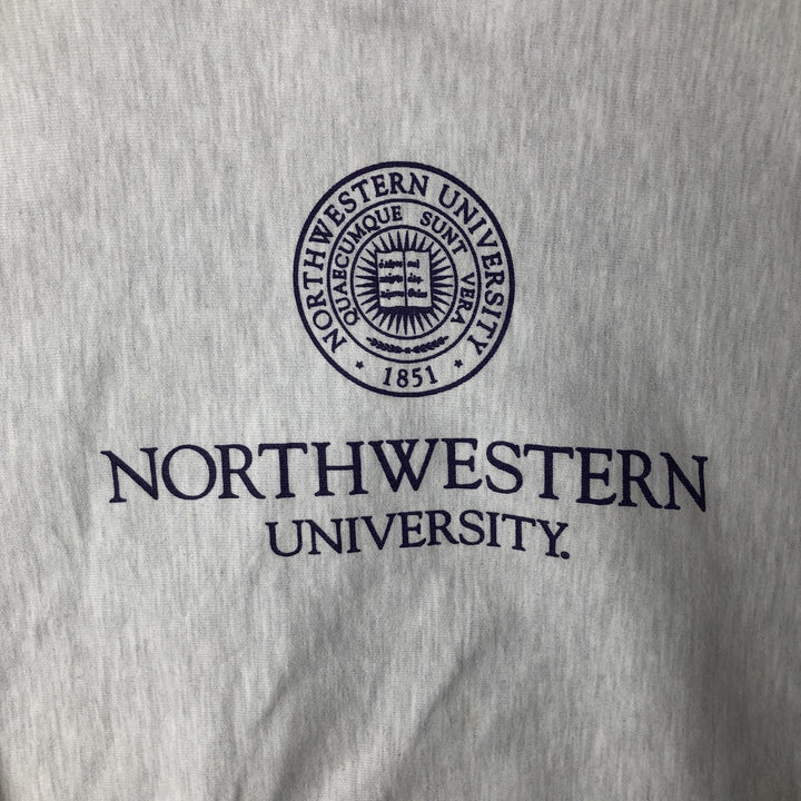 2000'S Champion Reverse Weave Original College Sweatshirt, Men's Size Medium cotton gray type Vintage Second Hand