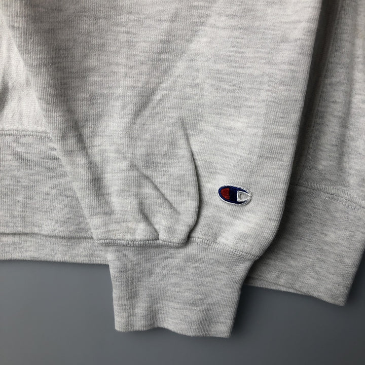 2000'S Champion Reverse Weave Original College Sweatshirt, Men's Size Medium cotton gray type Vintage Second Hand