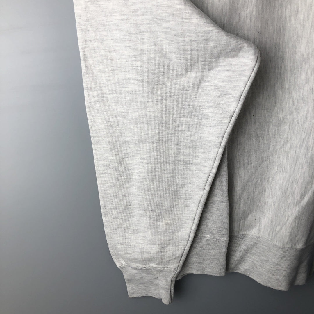 2000'S Champion Reverse Weave Original College Sweatshirt, Men's Size Medium cotton gray type Vintage Second Hand
