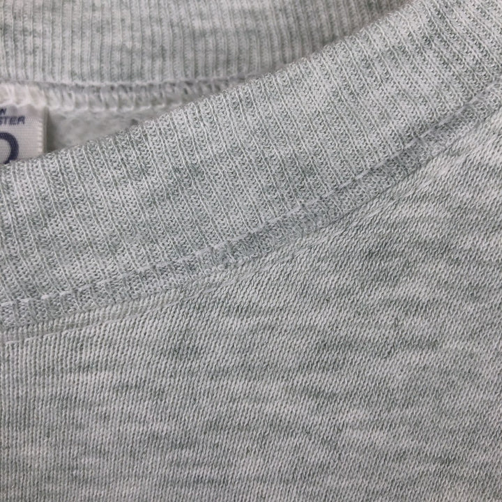 90'S BVD plain blank sweatshirt, sweatshirt, made in USA, men's XL size, vintage cotton gray type Vintage Second Hand