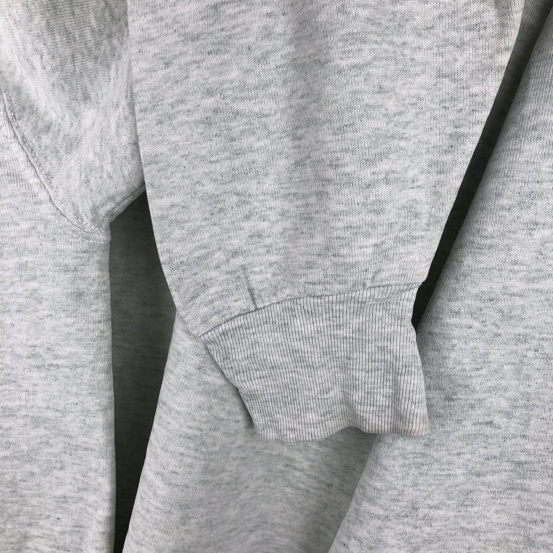 90'S BVD plain blank sweatshirt, sweatshirt, made in USA, men's XL size, vintage cotton gray type Vintage Second Hand