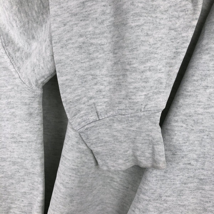 90'S BVD plain blank sweatshirt, sweatshirt, made in USA, men's XL size, vintage cotton gray type Vintage Second Hand