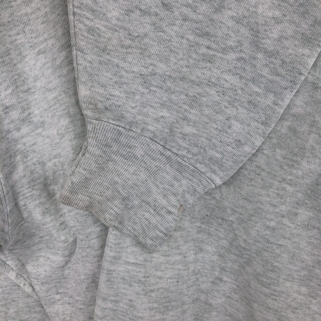 90'S BVD plain blank sweatshirt, sweatshirt, made in USA, men's XL size, vintage cotton gray type Vintage Second Hand