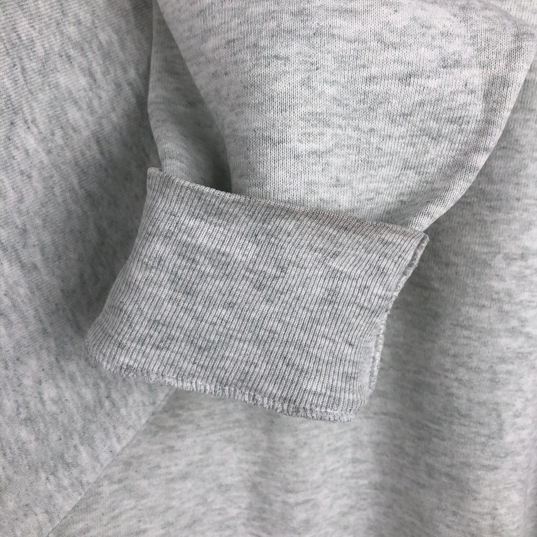 90'S BVD plain blank sweatshirt, sweatshirt, made in USA, men's XL size, vintage cotton gray type Vintage Second Hand