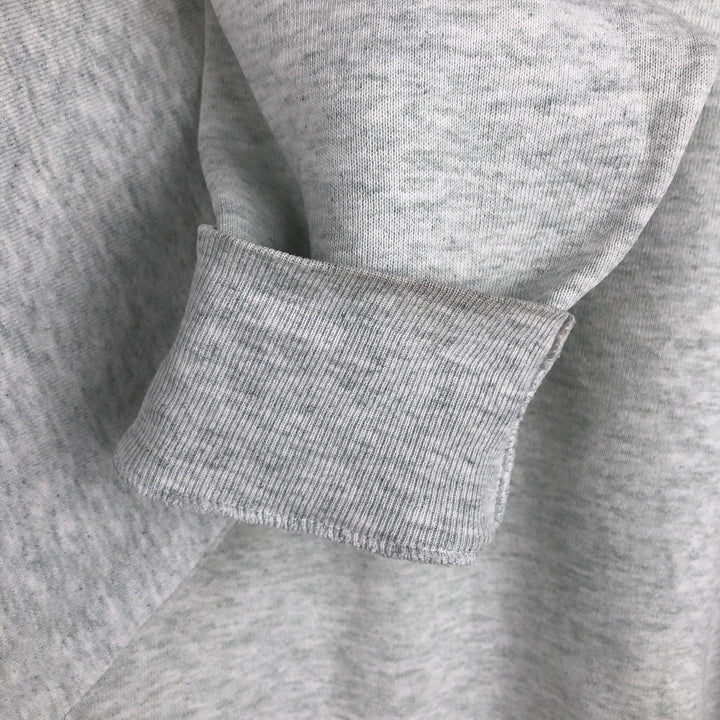 90'S BVD plain blank sweatshirt, sweatshirt, made in USA, men's XL size, vintage cotton gray type Vintage Second Hand
