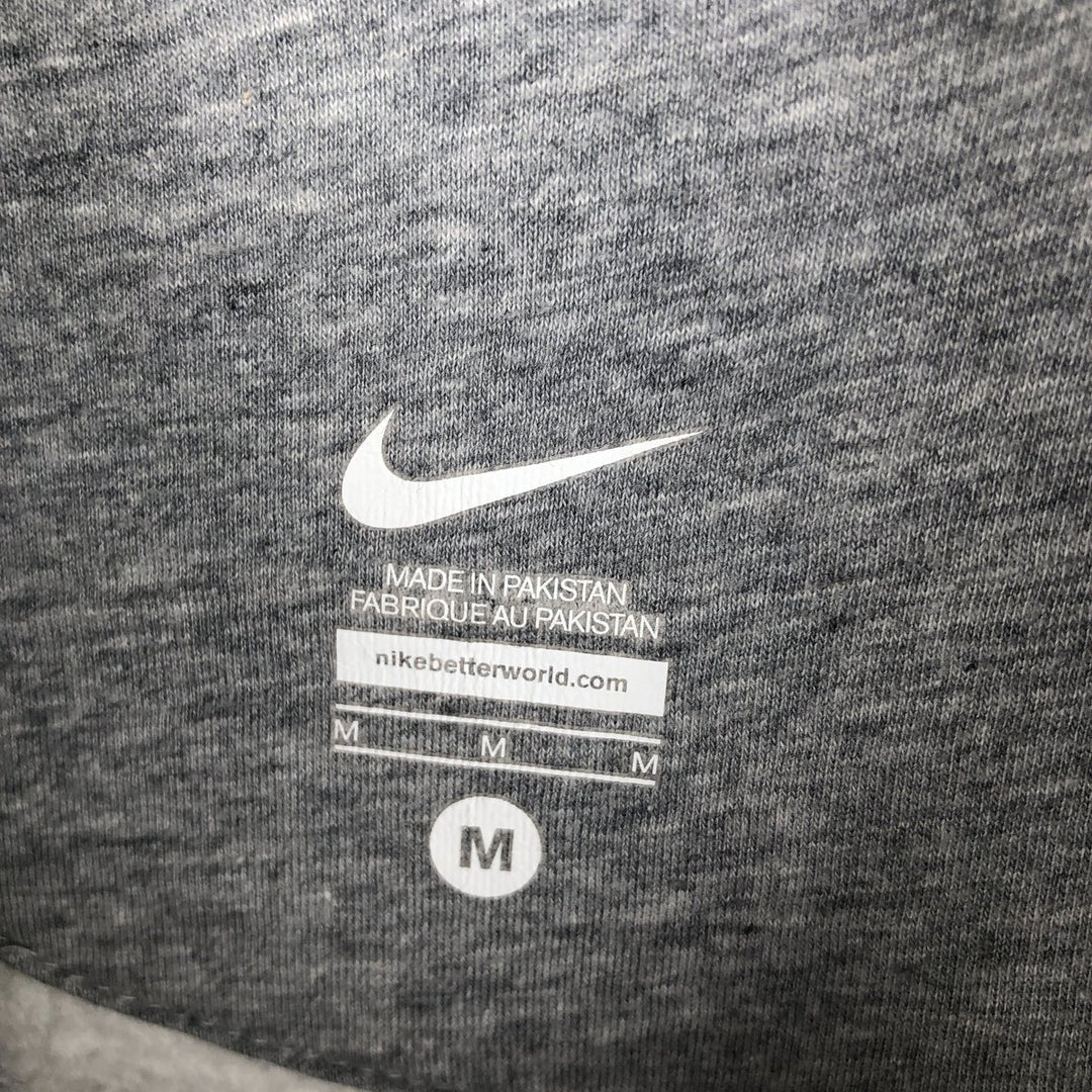 Nike Sweat Pullover Hoodie, Men's Size M cotton gray type Vintage Second Hand
