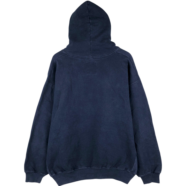Russell Dri-POWER Sweatshirt Pullover Hoodie, Men's XL unclear navy blue type Vintage Second Hand