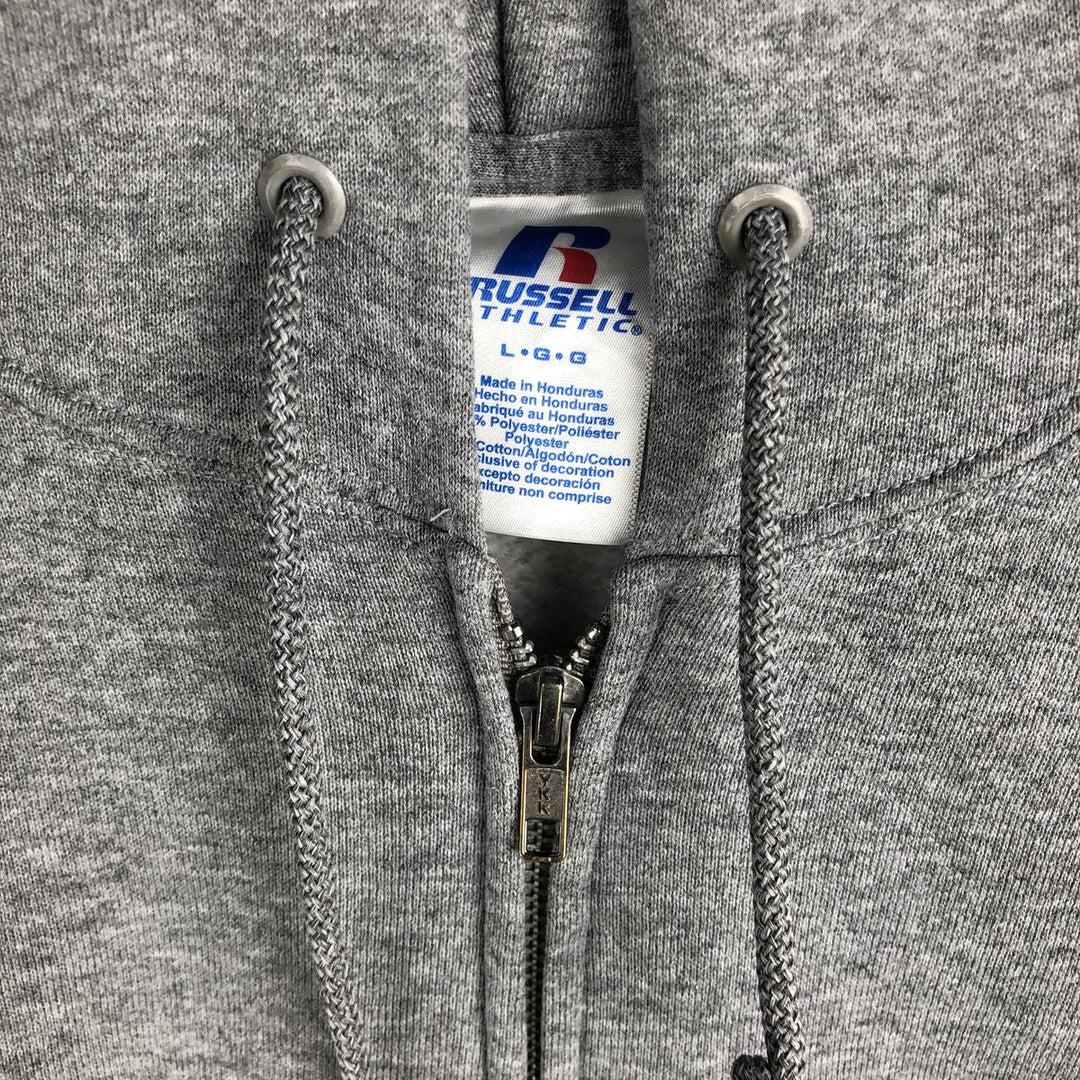 2000'S Russell ATHLETIC full-zip sweatshirt, men's size L cotton gray type Vintage Second Hand