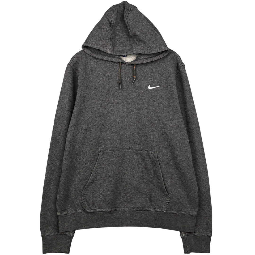 Nike Sweat Pullover Hoodie, Men's Size L cotton Charcoal Vintage Second Hand