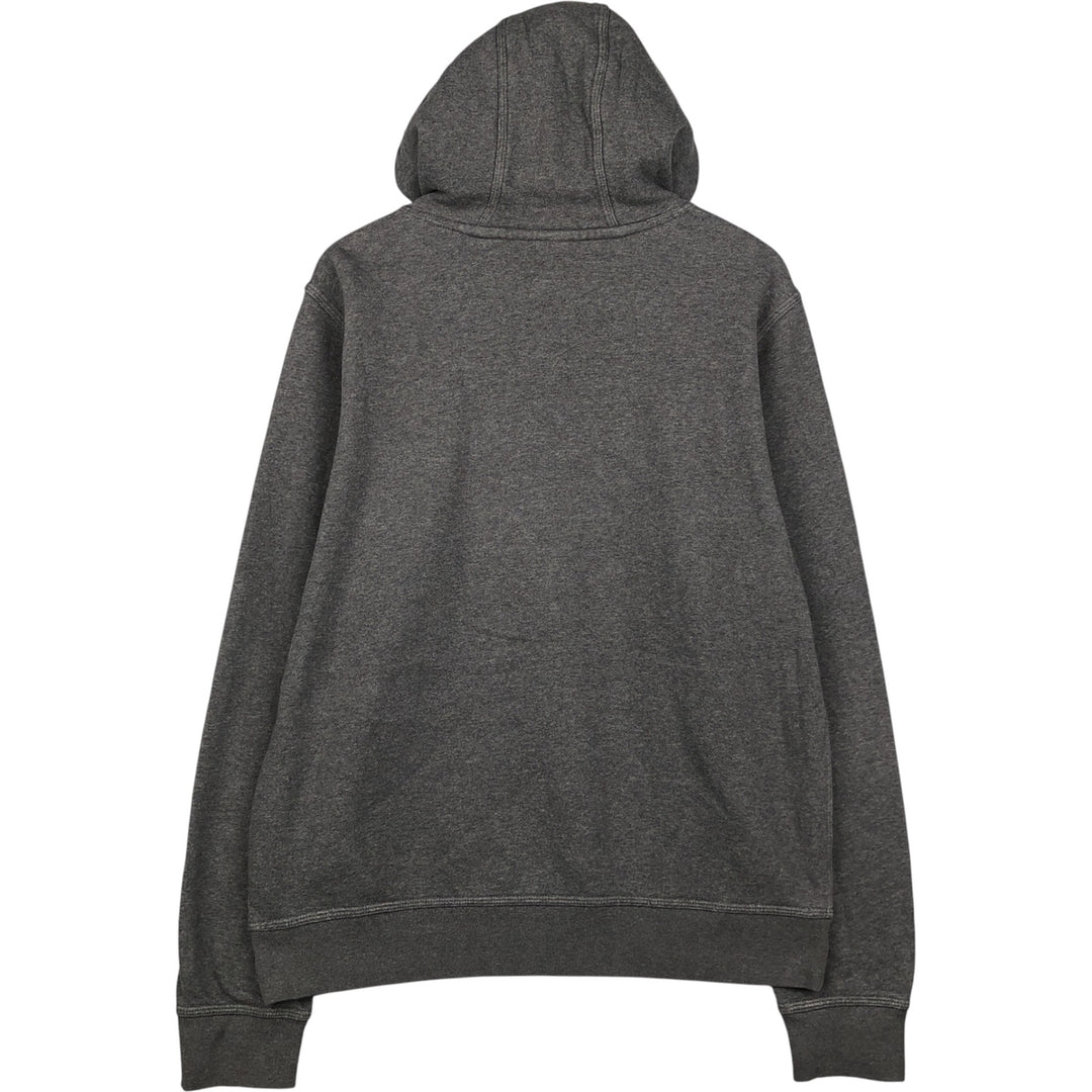 Nike Sweat Pullover Hoodie, Men's Size L cotton Charcoal Vintage Second Hand
