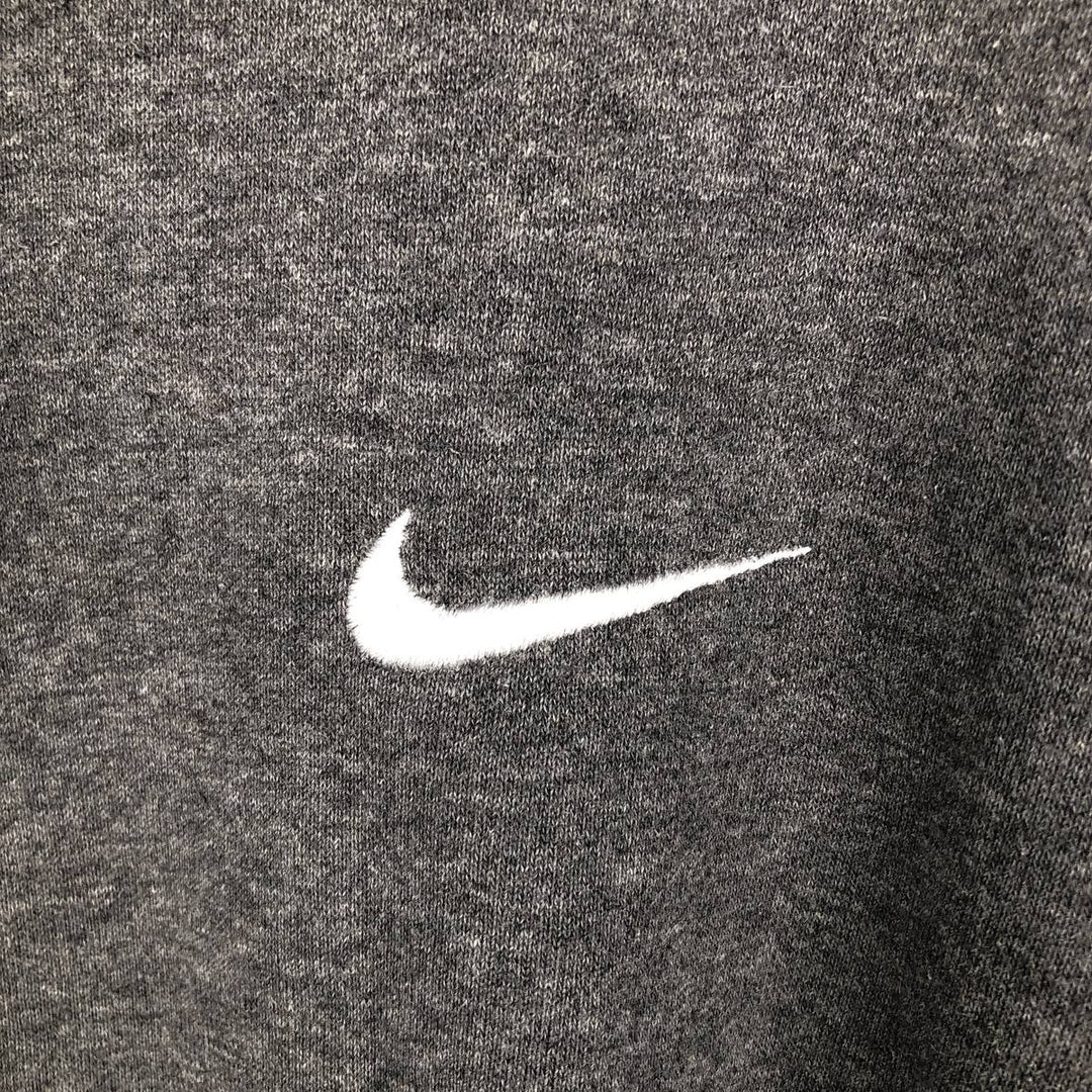 Nike Sweat Pullover Hoodie, Men's Size L cotton Charcoal Vintage Second Hand