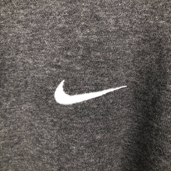 Nike Sweat Pullover Hoodie, Men's Size L cotton Charcoal Vintage Second Hand