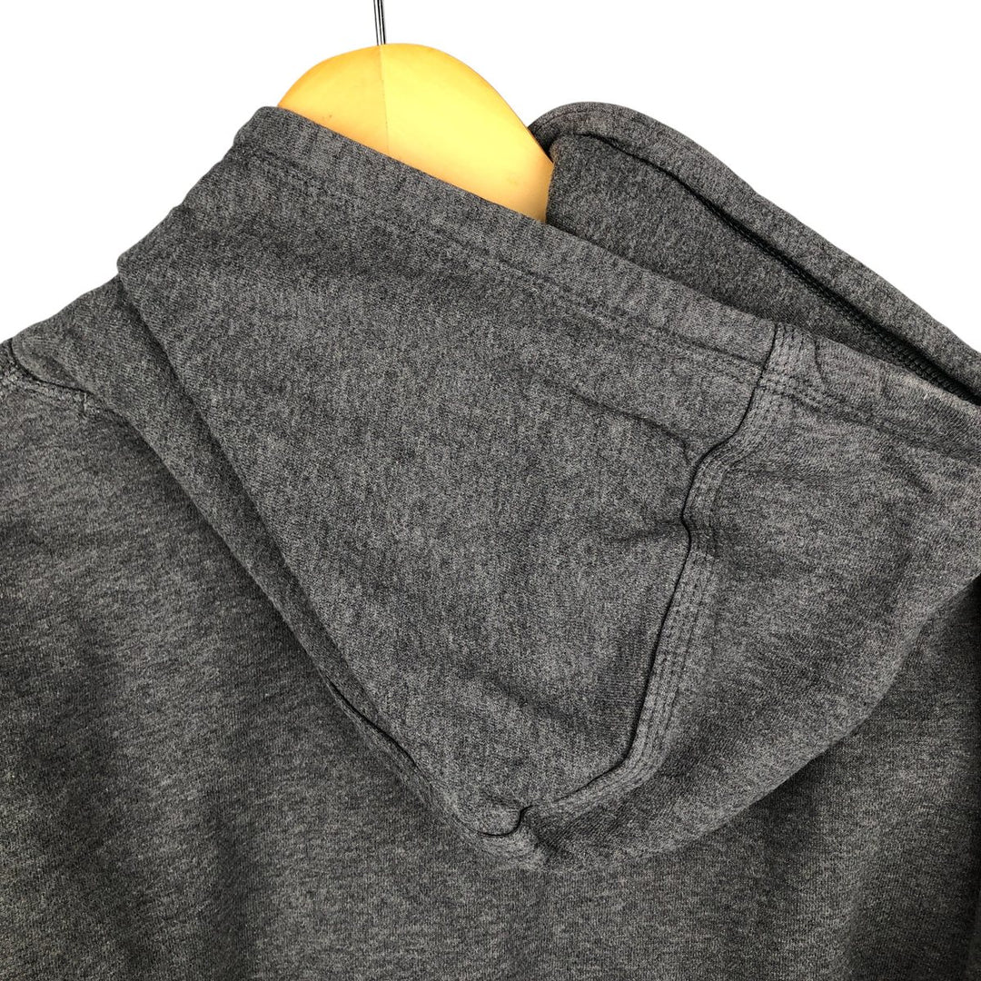 Nike Sweat Pullover Hoodie, Men's Size L cotton Charcoal Vintage Second Hand