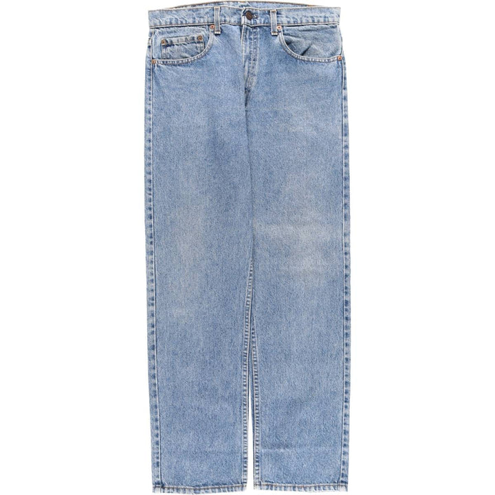 90'S Levi's 505-0290 Tapered Denim Pants, Made in USA, Men's Size 34, Vintage cotton blue type Vintage Second Hand