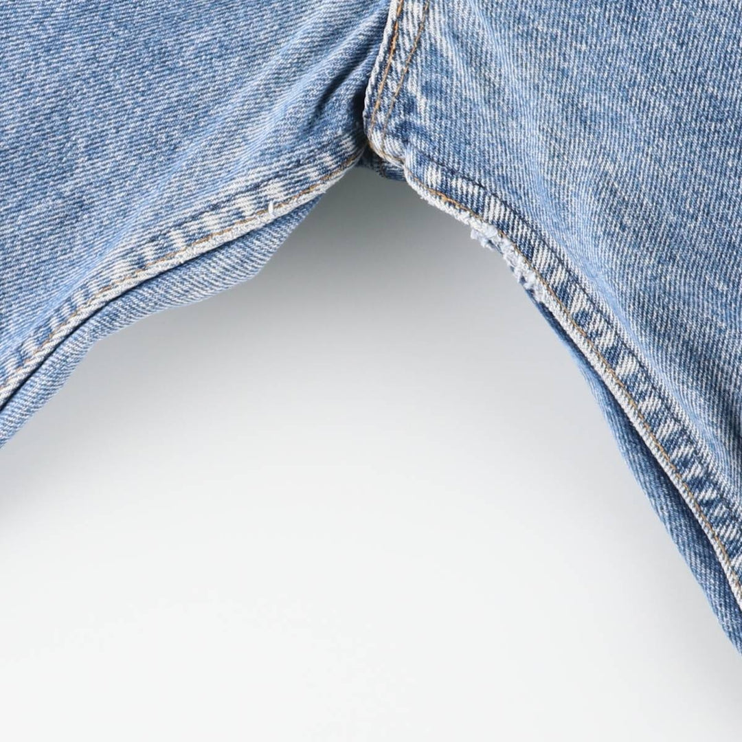 90'S Levi's 505-0290 Tapered Denim Pants, Made in USA, Men's Size 34, Vintage cotton blue type Vintage Second Hand