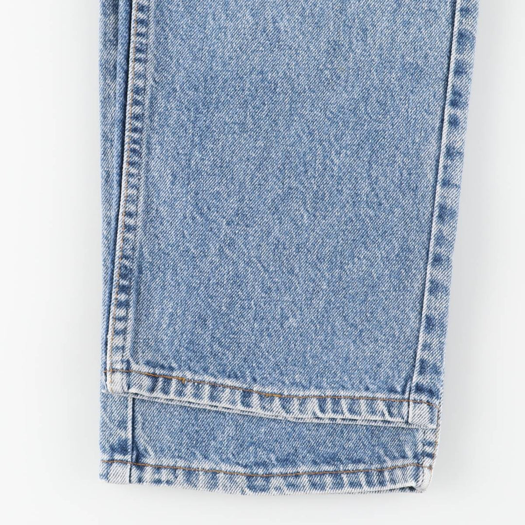 90'S Levi's 505-0290 Tapered Denim Pants, Made in USA, Men's Size 34, Vintage cotton blue type Vintage Second Hand