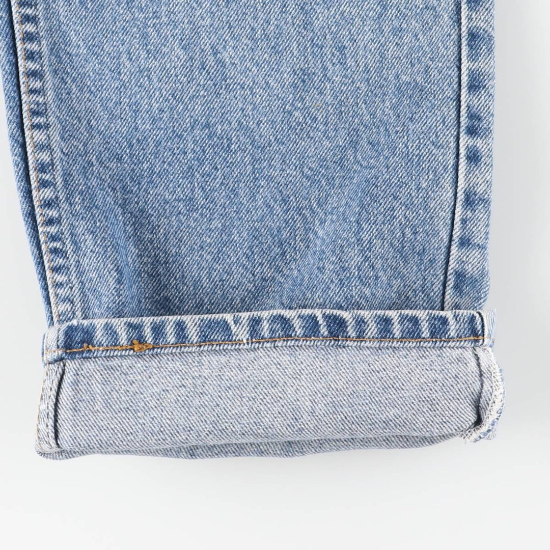 90'S Levi's 505-0290 Tapered Denim Pants, Made in USA, Men's Size 34, Vintage cotton blue type Vintage Second Hand