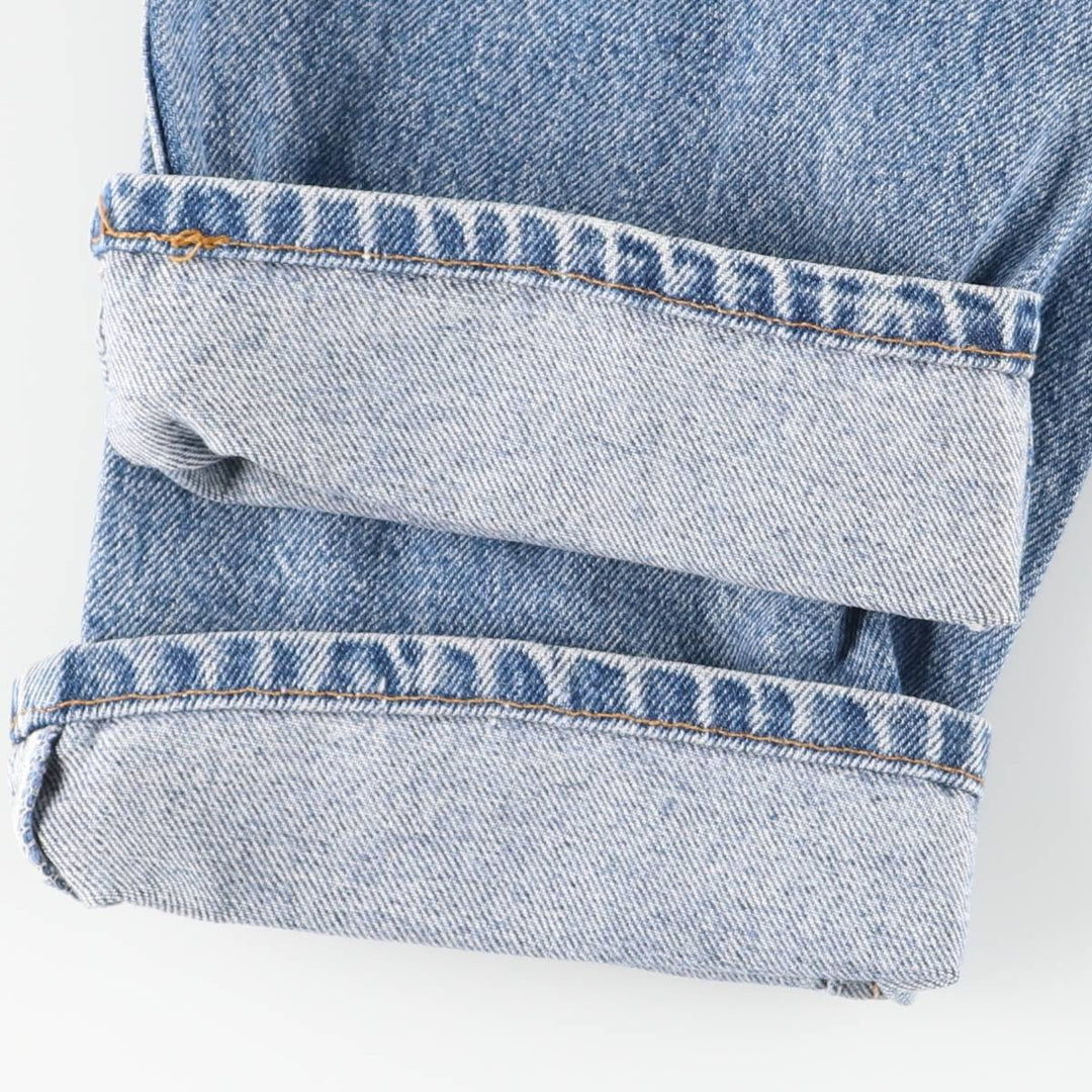 90'S Levi's 505-0290 Tapered Denim Pants, Made in USA, Men's Size 34, Vintage cotton blue type Vintage Second Hand