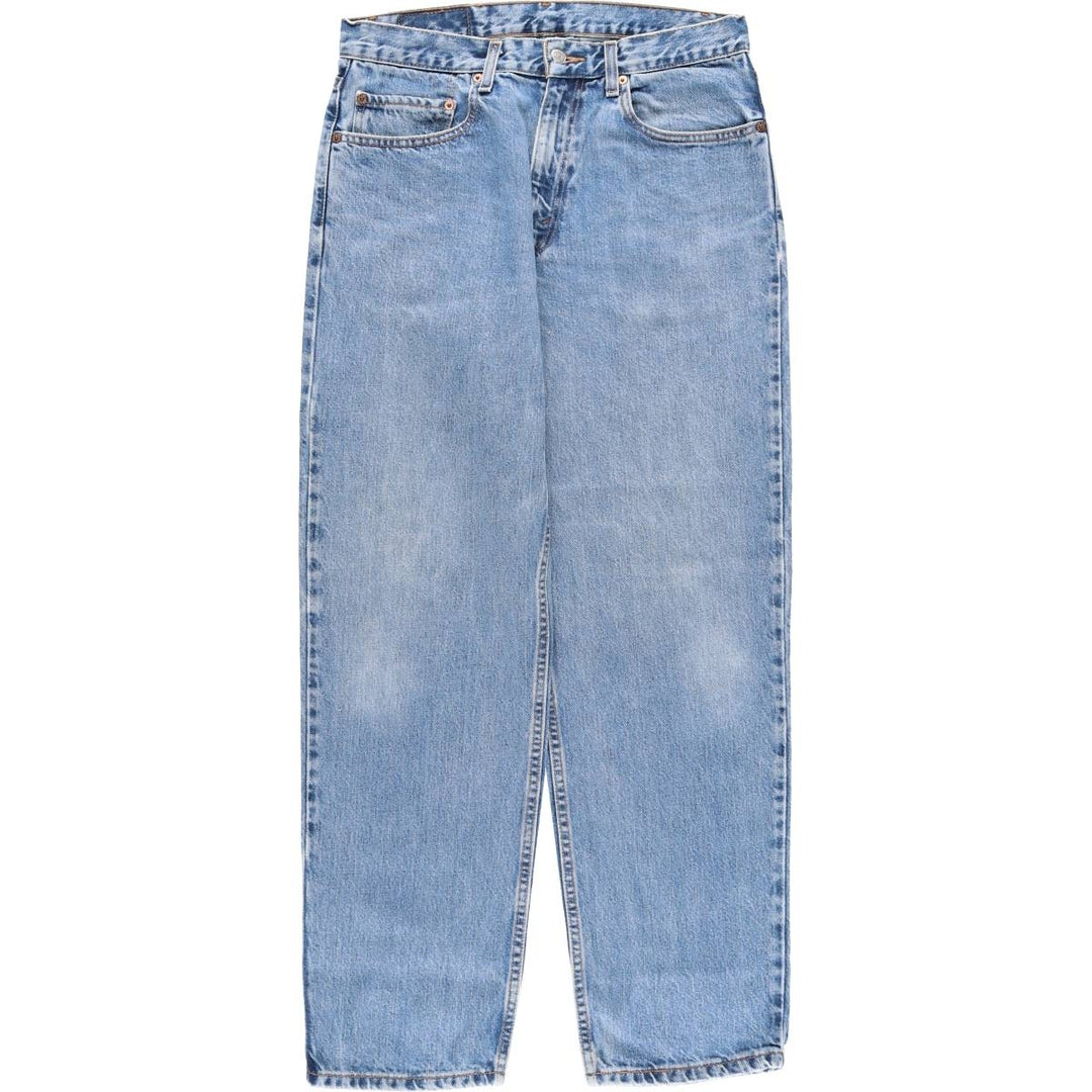 00'S Levi's 550 Relaxed Fit Tapered Denim Pants Men's W32 cotton Blue type light blue Vintage Second Hand