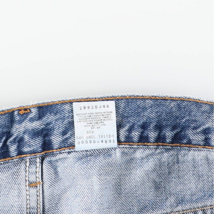 00'S Levi's 550 Relaxed Fit Tapered Denim Pants Men's W32 cotton Blue type light blue Vintage Second Hand