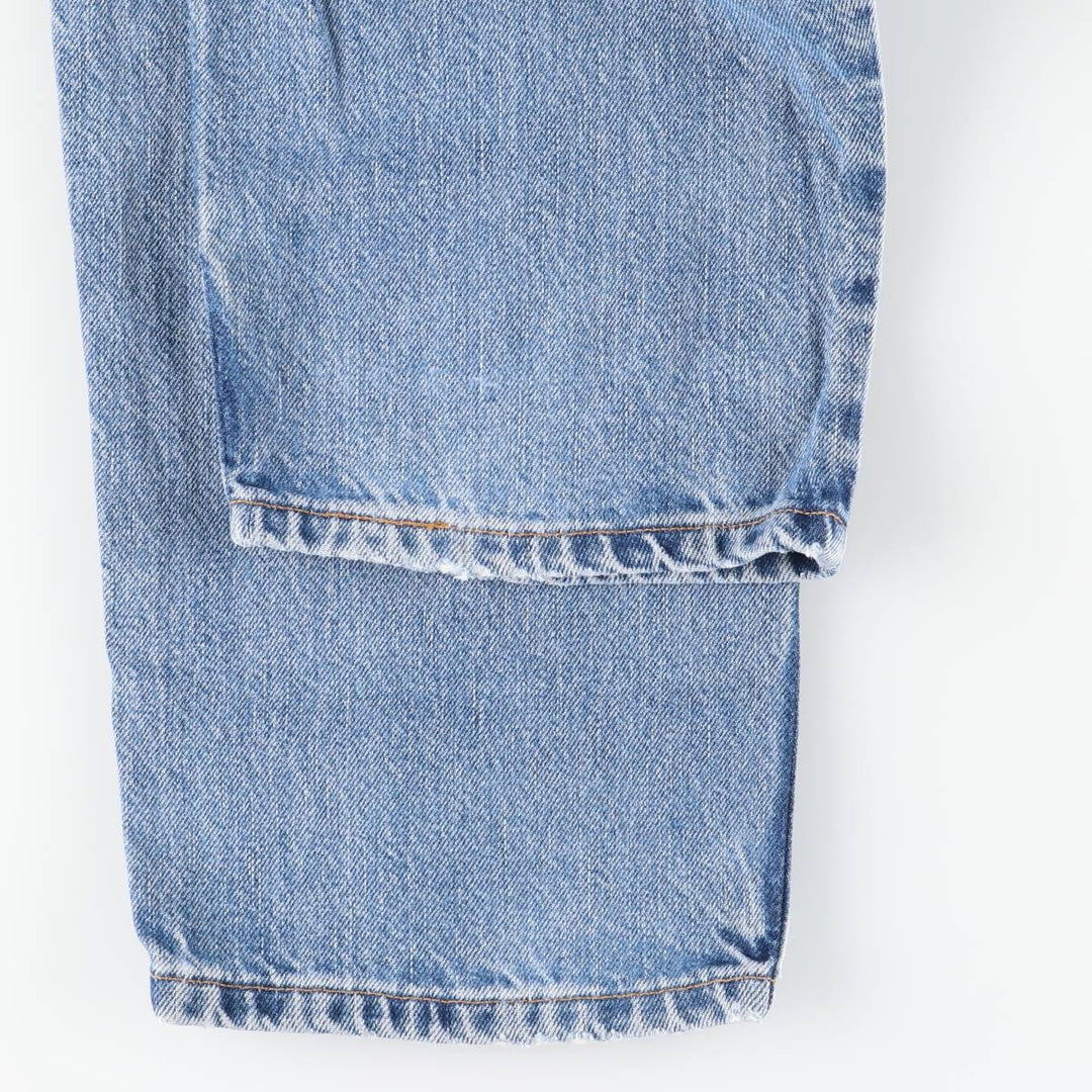 00'S Levi's 550 Relaxed Fit Tapered Denim Pants Men's W32 cotton Blue type light blue Vintage Second Hand