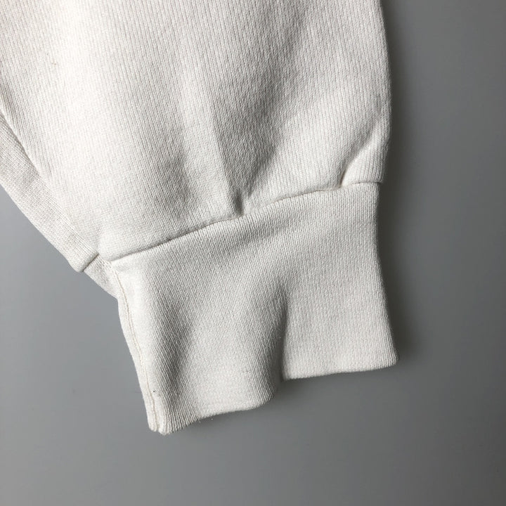 PRO SPIRIT SELECT SWEATS Solid Color Blank Sweatshirt, Made in USA, Men's Size L cotton white type Vintage Second Hand