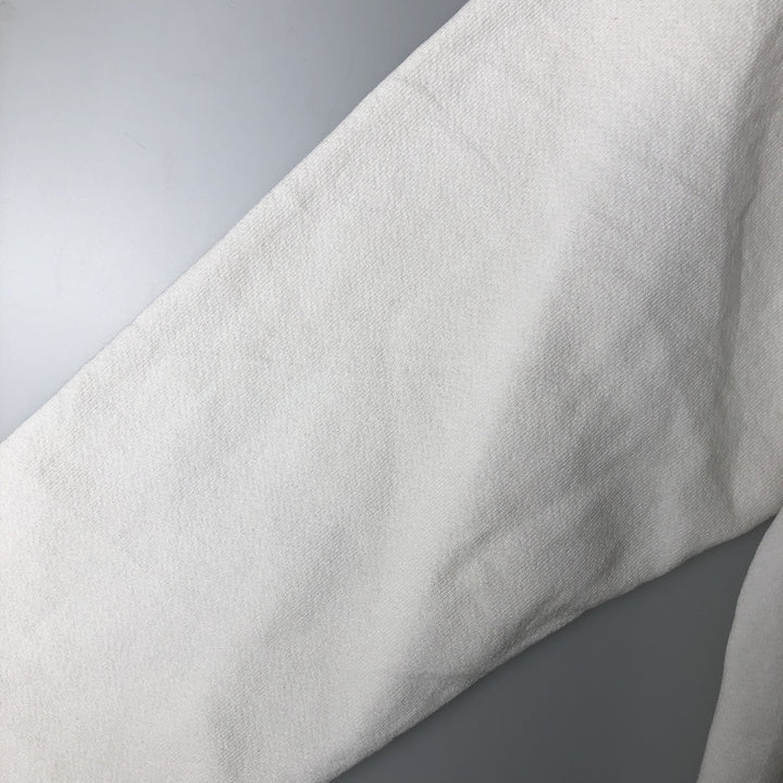 PRO SPIRIT SELECT SWEATS Solid Color Blank Sweatshirt, Made in USA, Men's Size L cotton white type Vintage Second Hand