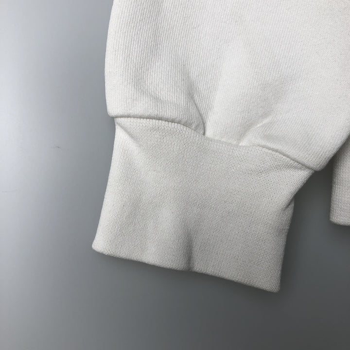 PRO SPIRIT SELECT SWEATS Solid Color Blank Sweatshirt, Made in USA, Men's Size L cotton white type Vintage Second Hand