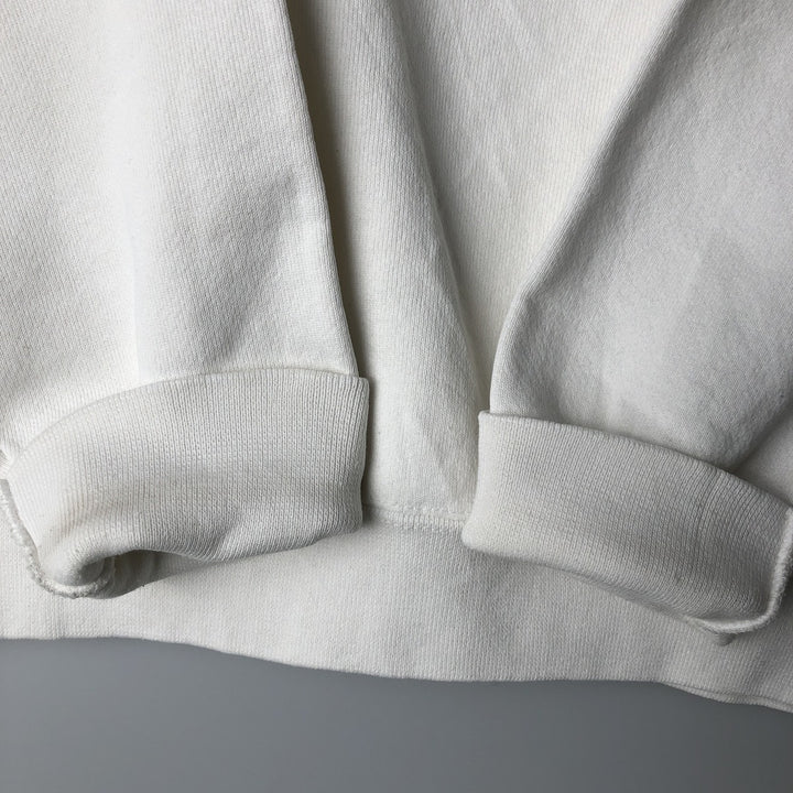 PRO SPIRIT SELECT SWEATS Solid Color Blank Sweatshirt, Made in USA, Men's Size L cotton white type Vintage Second Hand