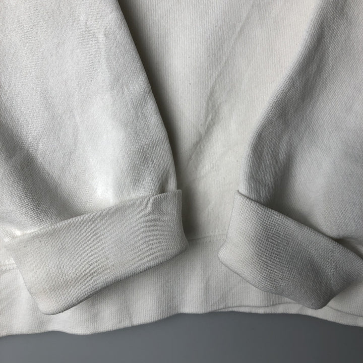 PRO SPIRIT SELECT SWEATS Solid Color Blank Sweatshirt, Made in USA, Men's Size L cotton white type Vintage Second Hand