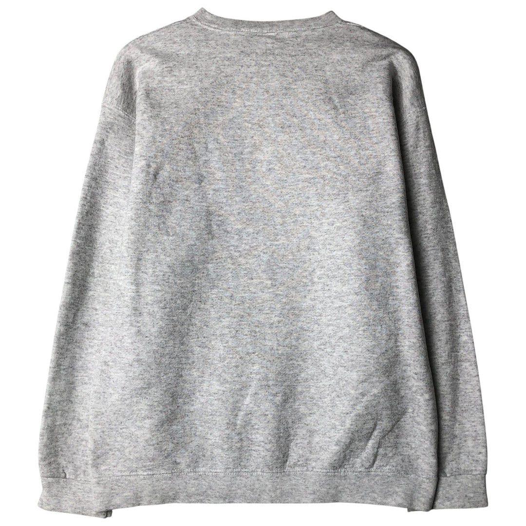 Vintage 90'S HONORS plain blank sweatshirt, made in the USA, size L, men's cotton gray type Vintage Second Hand