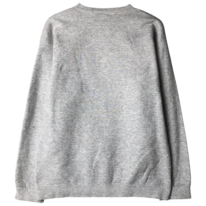 Vintage 90'S HONORS plain blank sweatshirt, made in the USA, size L, men's cotton gray type Vintage Second Hand