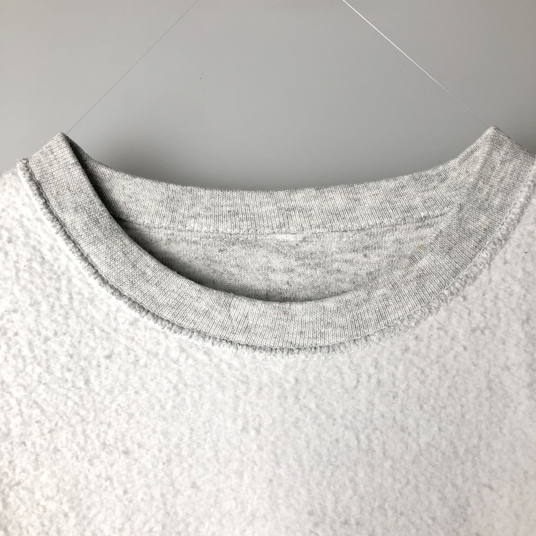 Vintage 90'S HONORS plain blank sweatshirt, made in the USA, size L, men's cotton gray type Vintage Second Hand