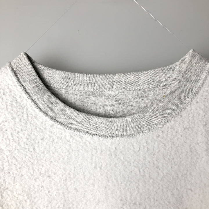 Vintage 90'S HONORS plain blank sweatshirt, made in the USA, size L, men's cotton gray type Vintage Second Hand