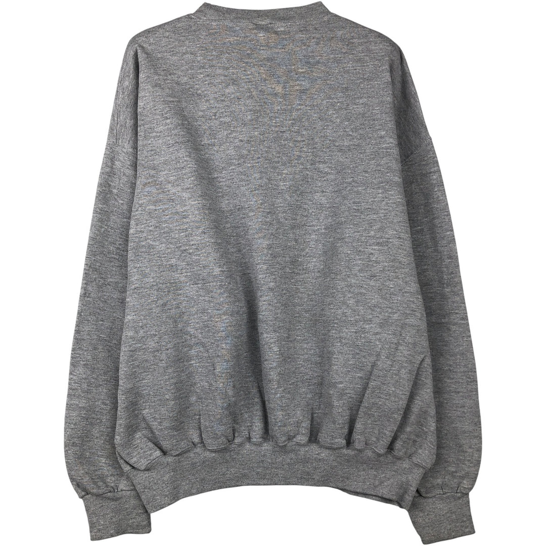 90'S Russell plain blank sweatshirt, sweatshirt, men's XXL size, vintage cotton gray type Vintage Second Hand