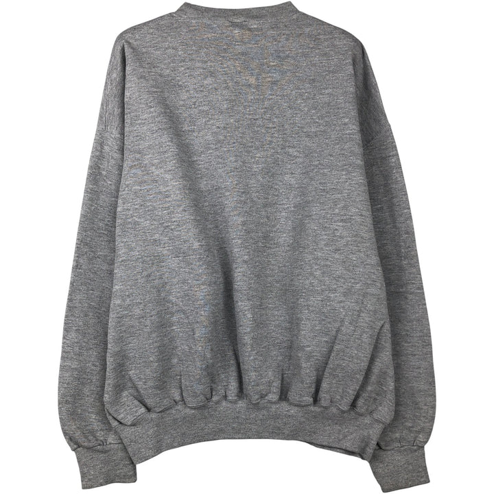 90'S Russell plain blank sweatshirt, sweatshirt, men's XXL size, vintage cotton gray type Vintage Second Hand