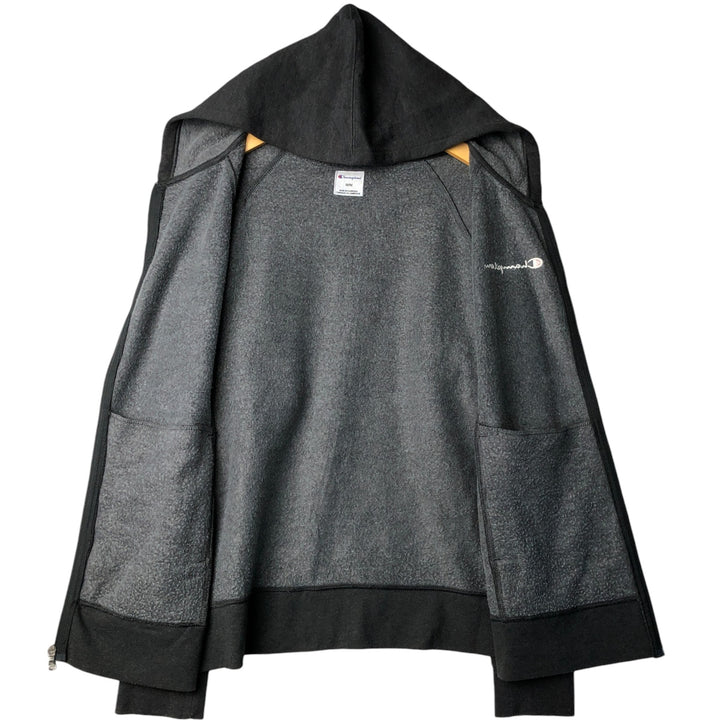 Champion Sweat Full Zip Hoodie Men's Size M cotton Charcoal Vintage Second Hand